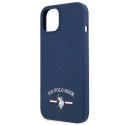 US Polo Assn Silicone Logo - Etui iPhone 13 mini (granatowy)