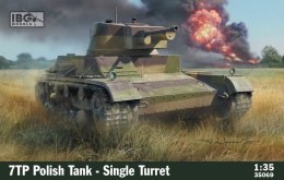 MODEL DO SKLEJANIA 7TP Polish Tank Single Turret