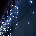 LAMPKI ZEWNĘTRZNE SOPLE 500 LED 19m ZIMNY BIAŁY