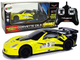 AUTO SPORTOWE STEROWANE RC CORVETTE 2.4G ŻÓŁTE