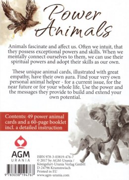 KARTY CARTAMUNDI TAROT POWER ANIMAL CARDS