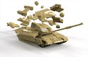 MODEL Quickbuild Challenger Tank Desert
