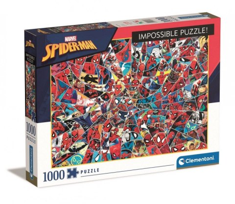 PUZZLE 1000 ELEMENTÓW IMPOSSIBLE SPIDER MAN CLEMENTONI