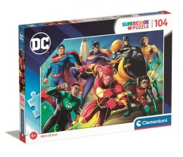 PUZZLE 104 ELEMENTY SUPER KOLOR DC COMICS