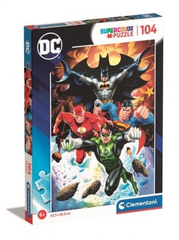 PUZZLE 104 ELEMENTY SUPER KOLOR DC COMICS