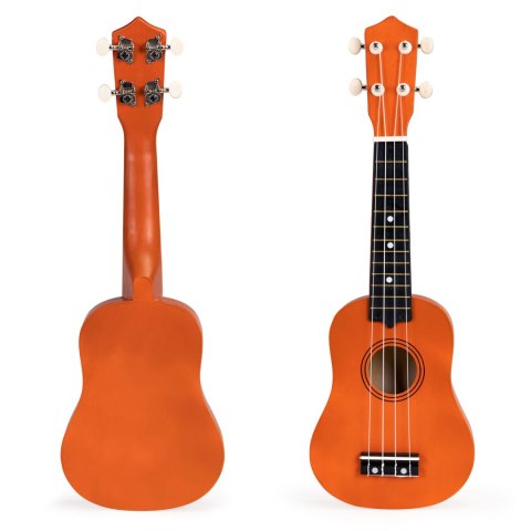 GITARA DREWNIANA UKULELE 4 STRUNY DLA DZIECI ECOTOYS