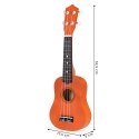 GITARA DREWNIANA UKULELE 4 STRUNY DLA DZIECI ECOTOYS