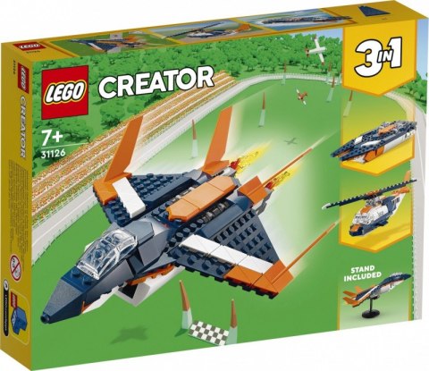 LEGO CREATOR 31126 ODRZUTOWIEC NADDŹWIĘKOWY 3W1