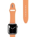 PASEK DO APPLE WATCH 42/44/45 POMARAŃCZOWY CRONG