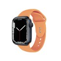 PASEK DO APPLE WATCH 42/44/45 POMARAŃCZOWY CRONG