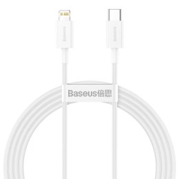 Baseus Superior Series - Kabel połączeniowy USB-C do Lightning PD 20W 1m (biały)