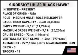 KLOCKI COBI ŚMIGŁOWIEC AMERYKAŃSKI SIKORSKY UH-60