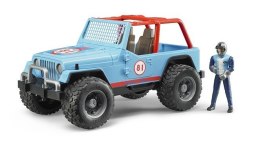 Jeep Cross Country Racer niebieski z figurką