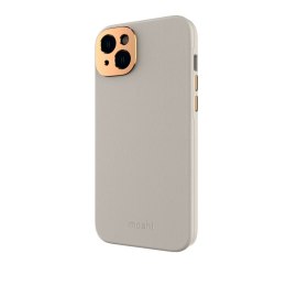 Moshi Napa MagSafe - Skórzane etui iPhone 14 Max (Serene Gray)