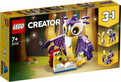 LEGO CREATOR 31125 FANTASTYCZNE LEŚNE STWORZENIA