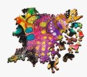 Puzzle drewniane 1000 elementów Kolorowy kot