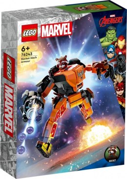 LEGO SUPER HEROES 76243 MECHANICZNA ZBROJA ROCKETA