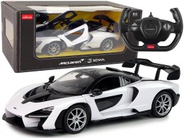 AUTO RC MCLAREN SENNA RASTAR 1:14 BIAŁY NA PILOTA