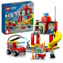 LEGO CITY 60375 REMIZA STRAŻACKA I WÓZ STRAŻACKI