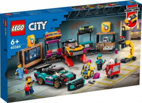 LEGO CITY 60389 WARSZTAT TUNINGOWANIA SAMOCHODÓW