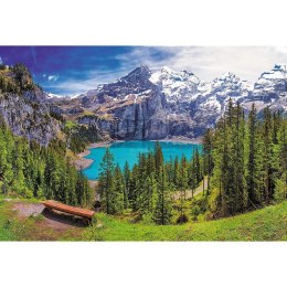 Puzzle 1500 elementów Jezioro Oeschinen, Alpy