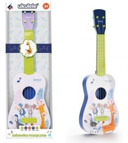 ZABAWKOWY INSTRUMENT DLA DZIECI GITARA UKULELE ZIELONA