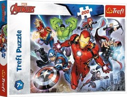 Puzzle 200 elementów Waleczni Avengersi
