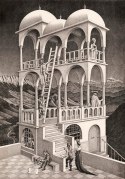 Puzzle 1000 elementów Compact Art Collection Escher Belvedere