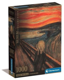 Puzzle 1000 elementów Compact Museum L'urlo Di Munch