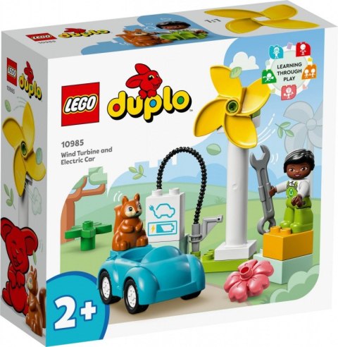 KLOCKI LEGO DUPLO 10985 TURBINA WIATROWA I SAMOCHÓD ELEKTRYCZNY