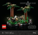 KLOCKI LEGO STAR WARS 75353 DIORAMA: POŚCIG NA ŚCIGACZU PRZEZ ENDOR