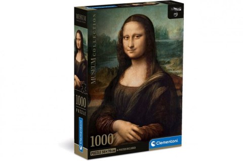 Puzzle 1000 elementów Compact Museum Leonardo - Gioconda