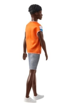 Lalka BARBIE Fashionistas Ken Pomarańczowy T-shirt