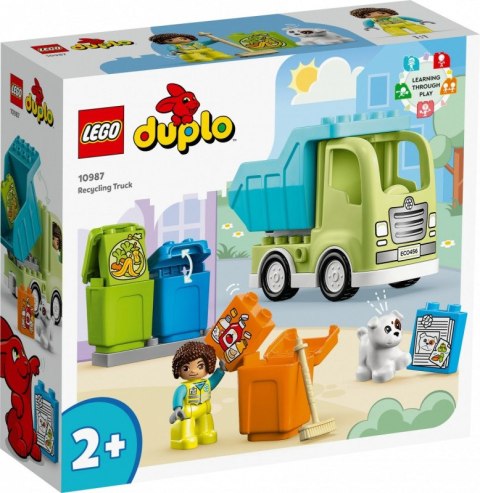 KLOCKI LEGO DUPLO 10987 CIĘŻARÓWKA RECYCLINGOWA