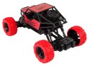 AUTO ZDALNIE STEROWANE TERENOWE RC 1:18 CZERWONE