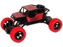 AUTO ZDALNIE STEROWANE TERENOWE RC 1:18 CZERWONE