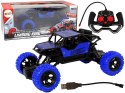 AUTO ZDALNIE STEROWANE TERENOWE RC 1:18 NIEBIESKIE