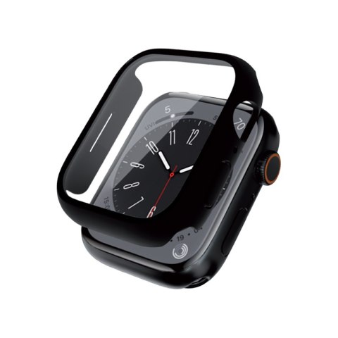 ETUI ZE SZKŁEM DO APPLE WATCH 41 MM CZARNE