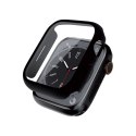 ETUI ZE SZKŁEM DO APPLE WATCH 45 MM CZARNE