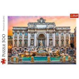 Puzzle 500 elementów Fontanna di Trevi, Rzym