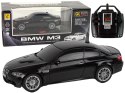 AUTO STEROWANE RC BMW R3 CZARNE + PILOT 1:28