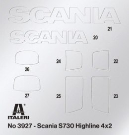 Model plastikowy Scania S730 Highline 4x2 1/24