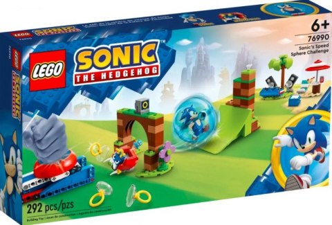 KLOCKI LEGO SONIC 76990 WYZWANIE Z PĘDZĄCĄ KULĄ