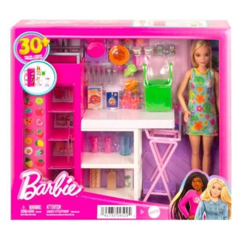 ZESTAW LALKA BARBIE SPIŻARNIA AKCESORIA PRODUKTY SPOŻYWCZE