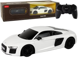 AUTO ZDALNIE STEROWANE RC AUDI R8 1:24 RASTAR BIAŁE