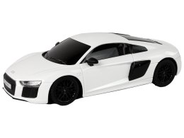 AUTO ZDALNIE STEROWANE RC AUDI R8 1:24 RASTAR BIAŁE