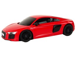 AUTO ZDALNIE STEROWANE RC AUDI R8 1:24 RASTAR CZERWONE