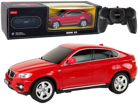 AUTO ZDALNIE STEROWANE RC BMW X6 RASTAR CZERWONE