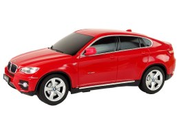 AUTO ZDALNIE STEROWANE RC BMW X6 RASTAR CZERWONE