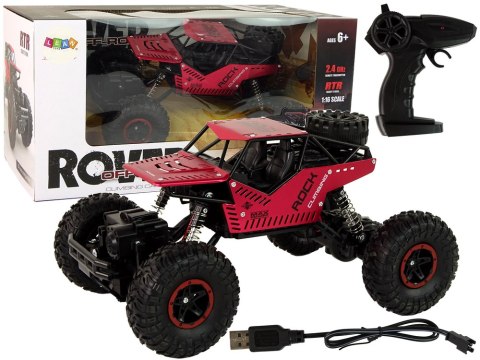 AUTO RC ZDALNIE STEROWANE 1:16 CZARNE CZERWONE